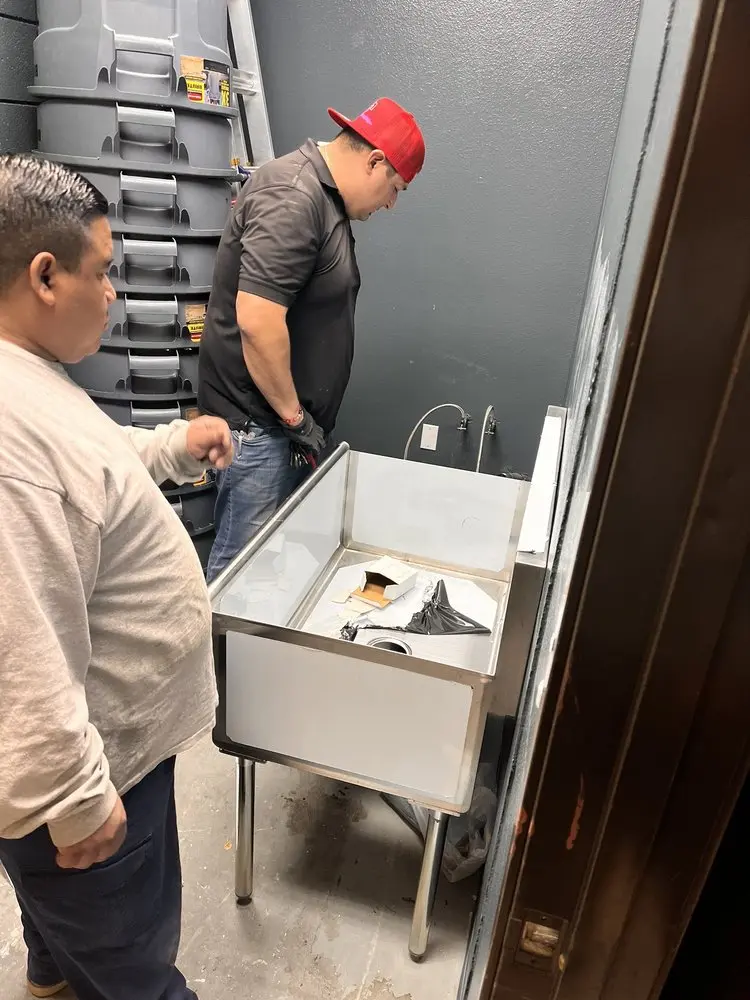 Commercial plumbing and sink installation in Skin Corner